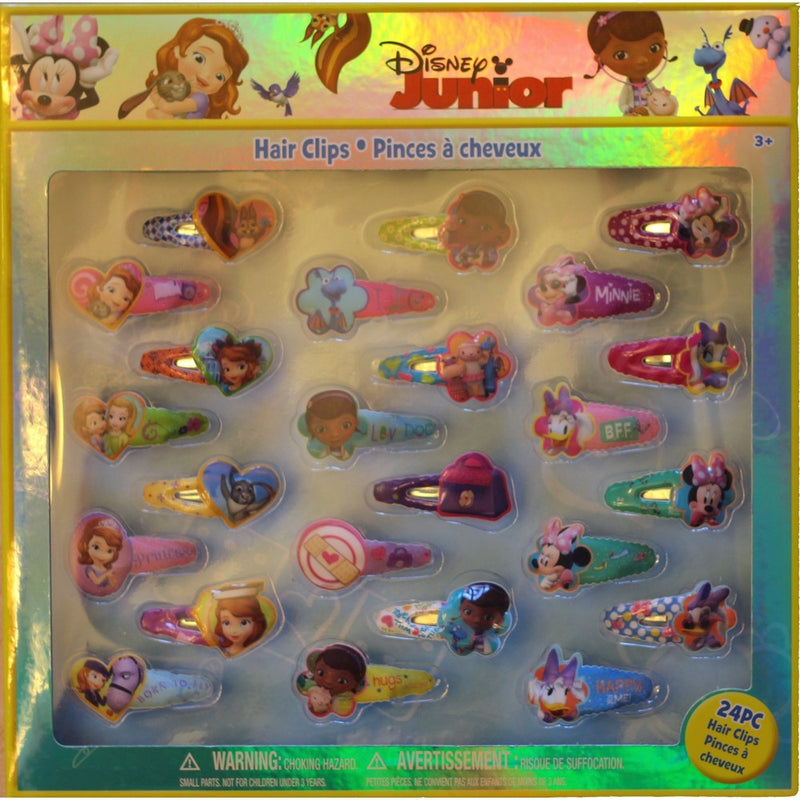 Disney Junior Hair Clips 24 Pack