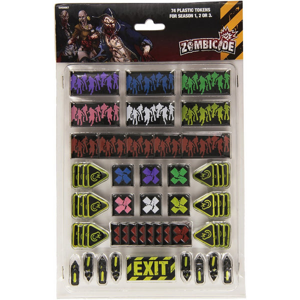 Cool Mini or Not Zombicide Plastic Token Pack - Accessories