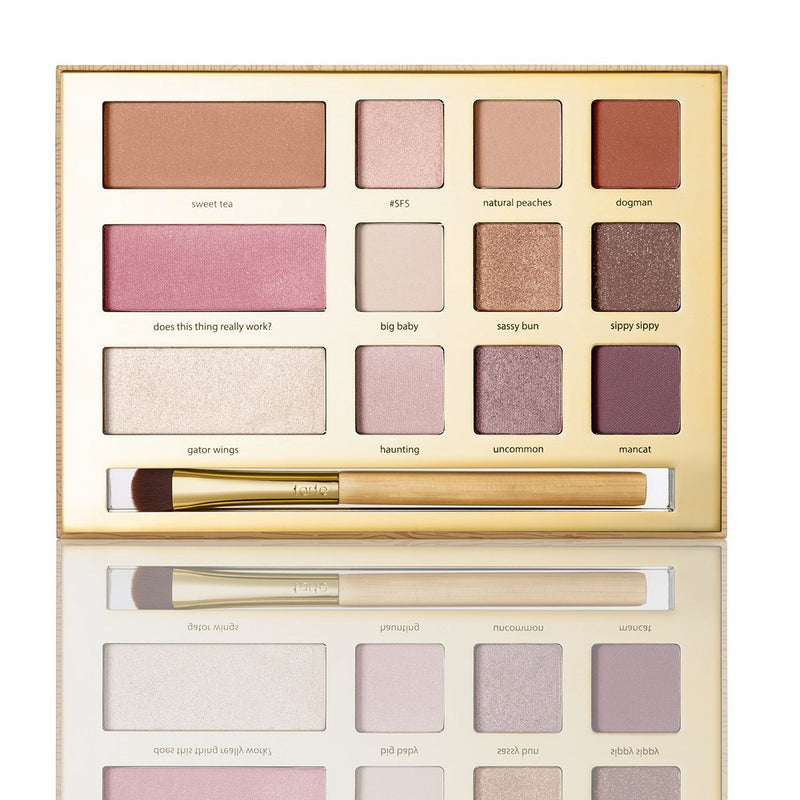 limited-edition Swamp Queen eye & cheek palette with brush