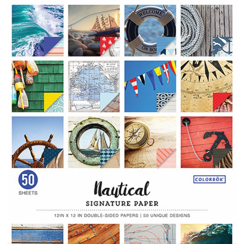12x12 Signature Paper Pad Nautical
