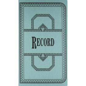 Boorum & Pease 66500R Record/Account Book, Record Rule, Blue, 500 Pages, 12 1/8 x 7 5/8