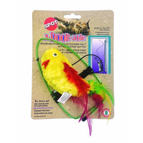 Ethical A-Door-Able Plush Bird Cat Toy with Feathers