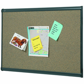 Quartet B247G Prestige Bulletin Board, Graphite-Blend Cork, 72 x 48-Inches