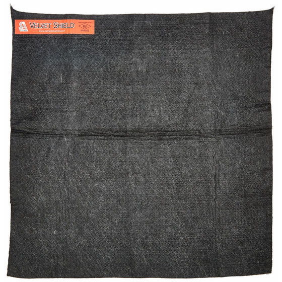 Steiner 316-18X18 Velvet Shield 16-Ounce Black Carbonized Fiber Welding Blanket, 18" x 18"