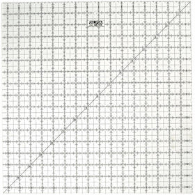 OLFA 1071800 QR-16S 16-1/2-Inch Square Frosted Advantage Acrylic Ruler