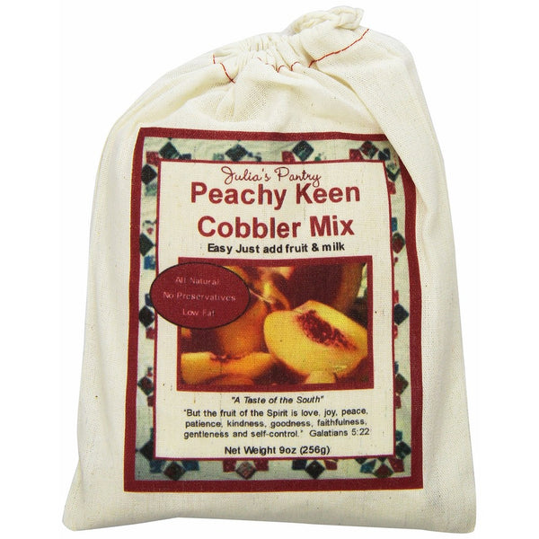 Julia's Pantry Cobbler Mix, Peachy Keen, 9 Ounce