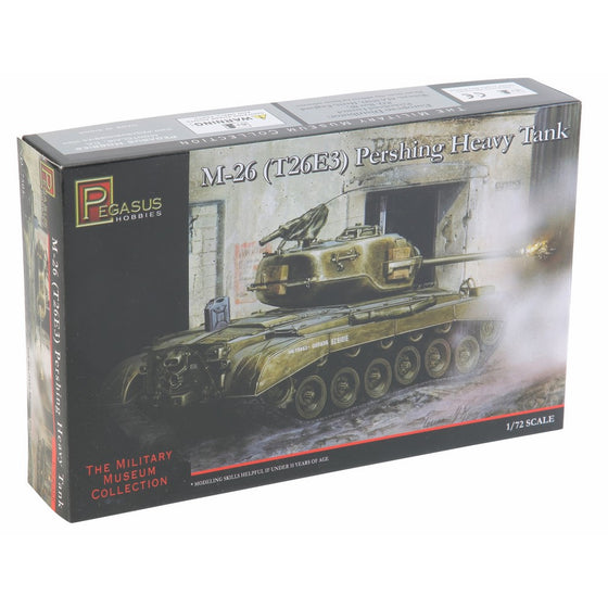 M-26 (T26E3) Pershing Heavy Tank WWII 1-72 Pegasus by Pegasus Hobby