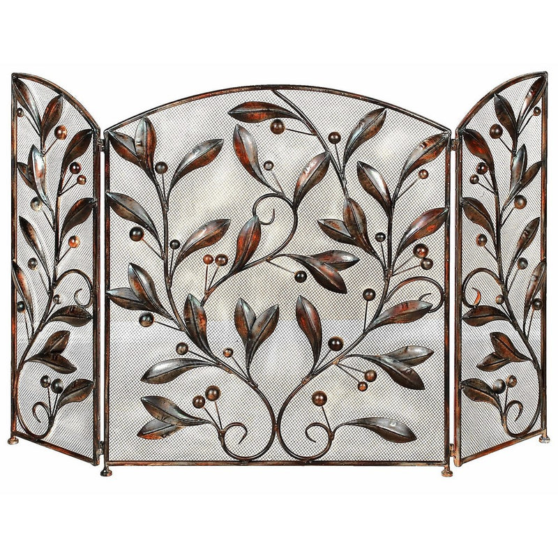 Deco 79 Metal Fire Screen, 48 by 30-Inch