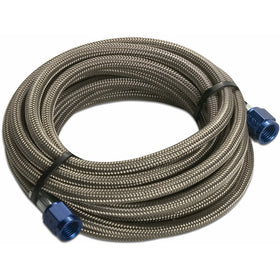 DEI 080201 CryO2 Stainless Steel Braided Hose, 4AN Female x 4AN Female, 14'