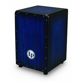LP Aspire Accents Wire Cajon Blue Burst Streak LPA1332-BBS