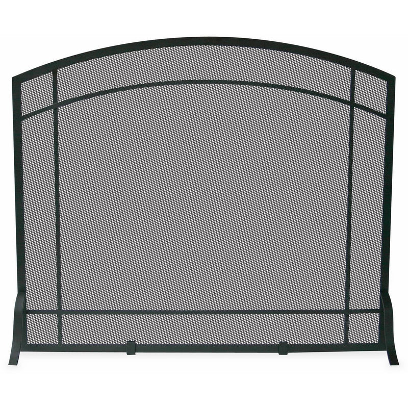 Uniflame, S-1029, Single Panel Black Wrought Iron Mission Screen