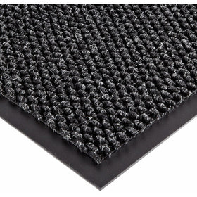 Notrax 136 Polynib Entrance Mat, for Lobbies and Indoor Entranceways, 3' Width x 6' Length x 1/4" Thickness, Charcoal