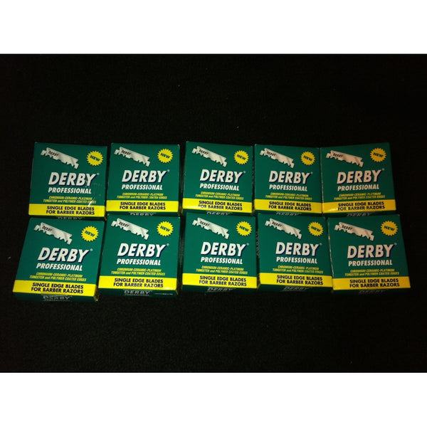 1000 "Derby Professional" Single Edge Razor Blades for straight razor