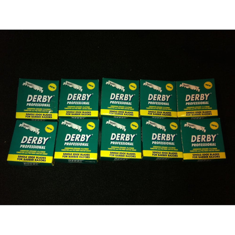 1000 "Derby Professional" Single Edge Razor Blades for straight razor