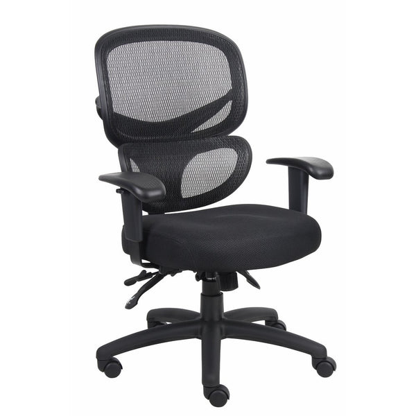 Boss Office Products B6338 Multi-Function Task Chair in Black