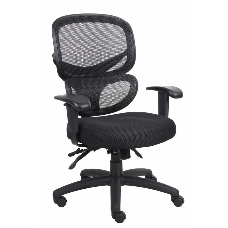 Boss Office Products B6338 Multi-Function Task Chair in Black