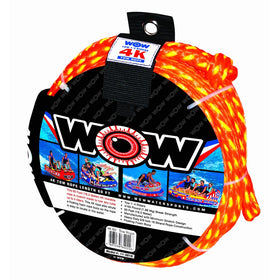 WOW World of Watersports, 11-3010, Tow Rope up to 4 Riders, 60 Feet, 4100 Pounds Break Strength, Floating Foam Buoys