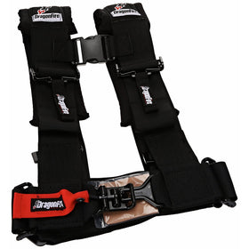 Dragonfire 520921 3" Sewn Black Harness Restraint