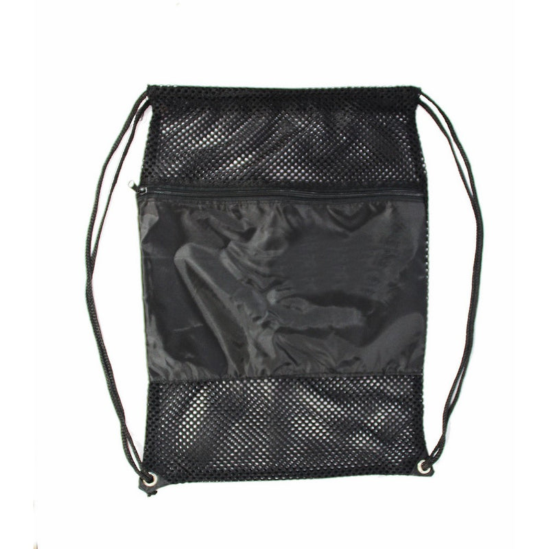 SmartTravel4Less Mesh Drawing Backpack, Black