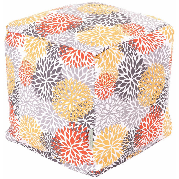 Majestic Home Goods Blooms Cube, Small, Citrus