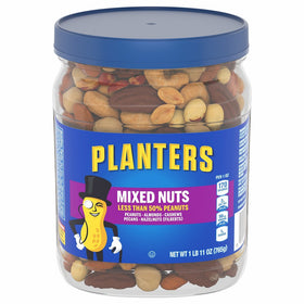 Planters Mixed Nuts, Regular Mixed Nuts, 1lb 11 Ounce Jar