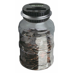 The Black Series Digital Counting Money Jar (clear)