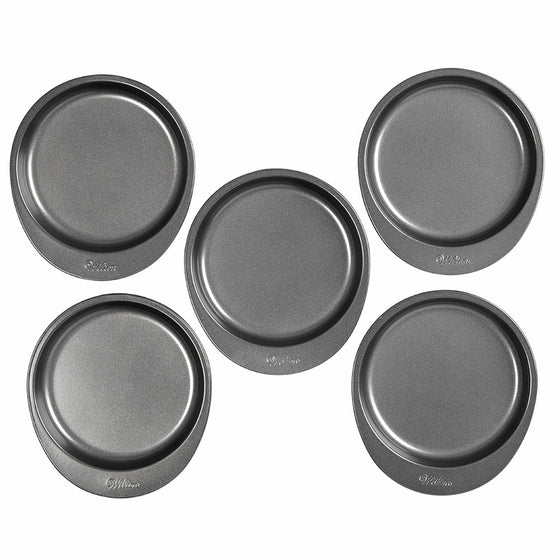 Wilton 2105-0112 Easy Layers! 5-Piece Cake Pan Set, 6-Inch