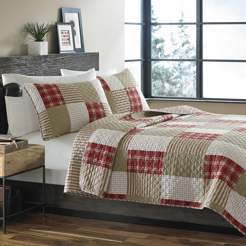 Eddie Bauer Cotton Quilt Set, Camino Island, King