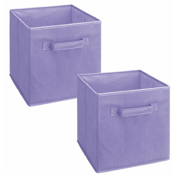 ClosetMaid 3878 Cubeicals Fabric Drawer, Light Purple, 2-Pack