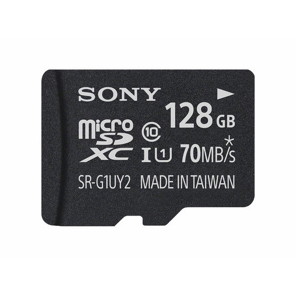 Sony 128GB Class 10 UHS-1 Micro SDXC up to 70MB/s Memory Card (SRG1UY2A/TQ)