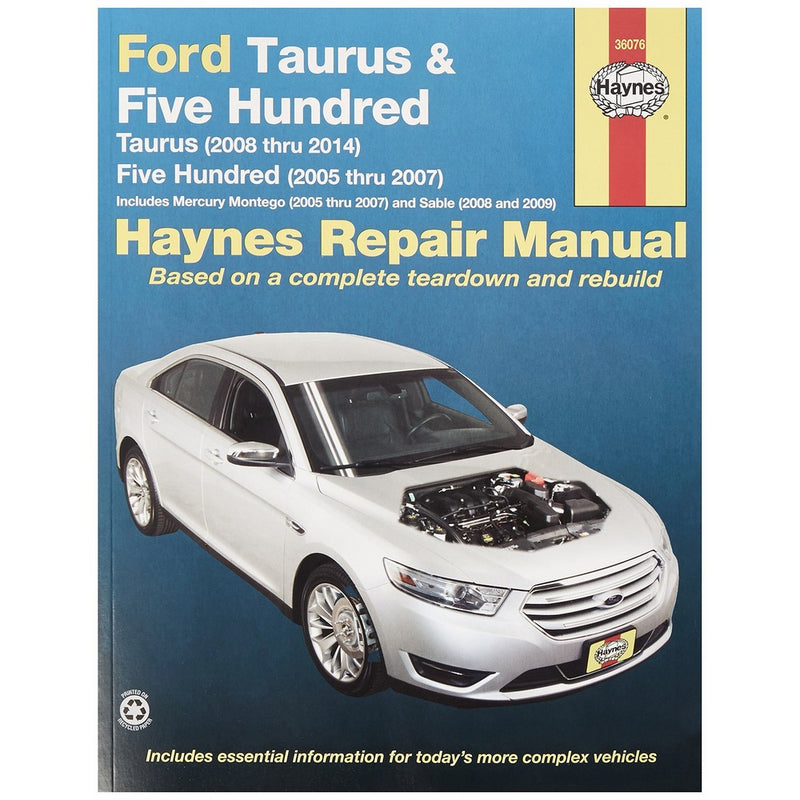 Haynes 36076 FORD TAURUS REPAIR MANUAL