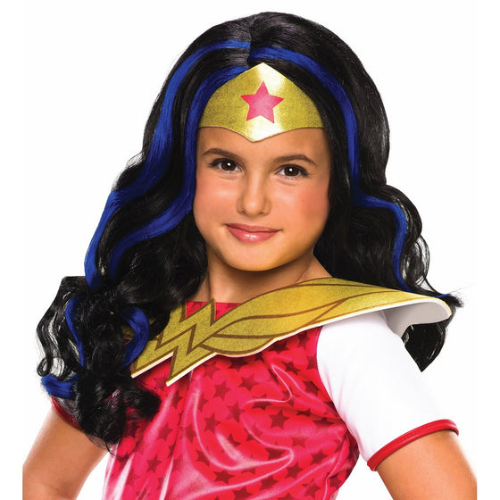 Rubie's Costume Girls DC Super Hero Wonder Woman Wig