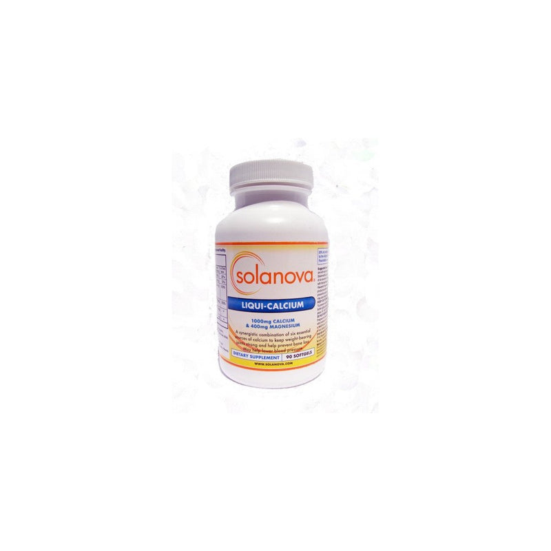 Calcium Supplement Softgels, 1000mg Calcium & 1000 IU Vitamin D, 90 Softgels by Solanova