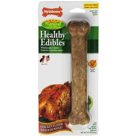 Nylabone Healthy Edibles Giant Chicken Flavored Dog Treat Bones