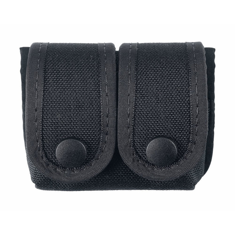 Uncle Mike's Off-Duty and Concealment Accessory Kodra Double Snap Close Speedloader Case, Black