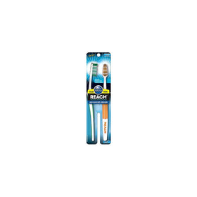 REACH Advanced Design Toothbrushes Soft Full Head Value Pack 2 ea