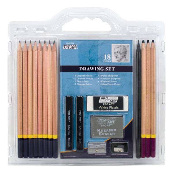 Pro Art 3078 18-Piece Sketch/Draw Pencil Set