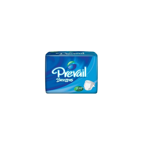 Prevail Breezers Ultimate Absorbency Incontinence Briefs, Large, 18-Count (Pack of 4)