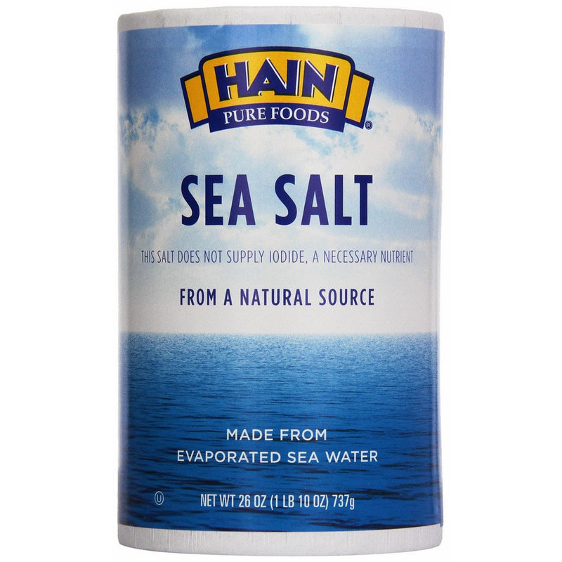 Hain, Sea Salt, 26 oz