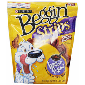 Beggin' Strips, Bacon Flavor Dog Snacks, 25-Ounce Bags - 2 Pack