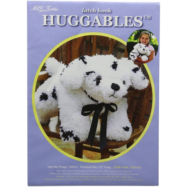 MCG Textiles Huggables Animal Spot the Puppy Latch Hook Kit