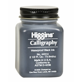 Higgins Black Calligraphy Ink, 2.5 Ounce Bottle (44314)