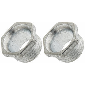 Halex 20701 2 Count 1/2-Inch Zinc Conduit Chase Nipple