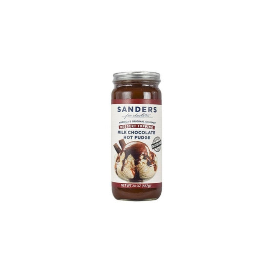 Sanders Hot Fudge (Milk Chocolate Hot Fudge Topping, 20 oz)