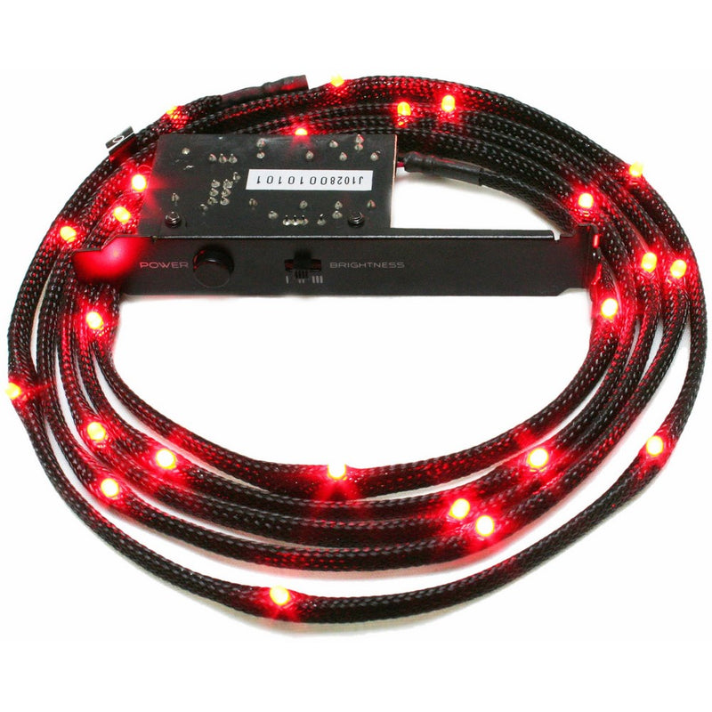 Nzxt CB-LED20-RD 2-Metres Light Sensitivity Sleeved LED Kit (Red)