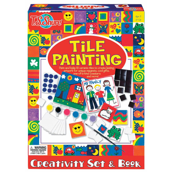 T.S. Shure Tile Painting Creativity Set & Book