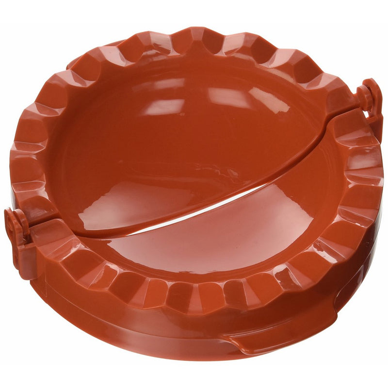 Pizzacraft PC0405 Small: 3.9" x 6.9" x 2.8" Calzone Filling and Forming Press, Personal Size