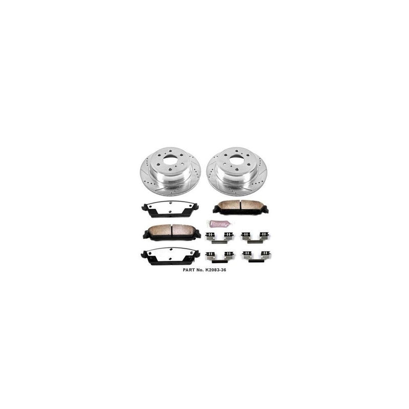 Power Stop K2083-36 Rear Z36 Truck and Tow Brake Kit