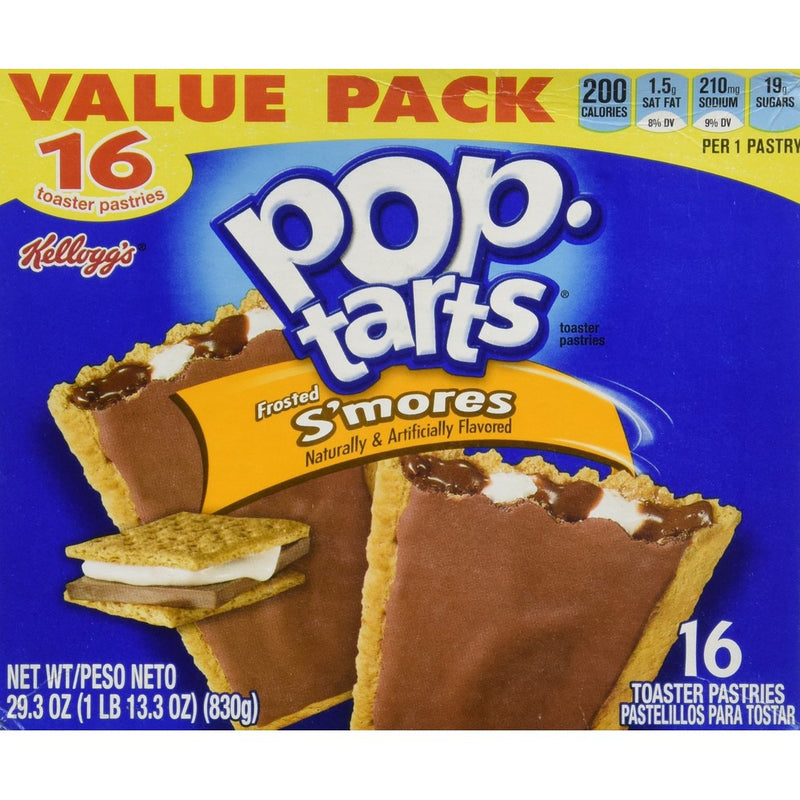 Kellogg's Pop-Tarts Frosted S'mores 16ct Box 29.3oz