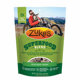 Zuke's SuperFood Blend With Great Greens Dog Treats - 6 oz. Pouch